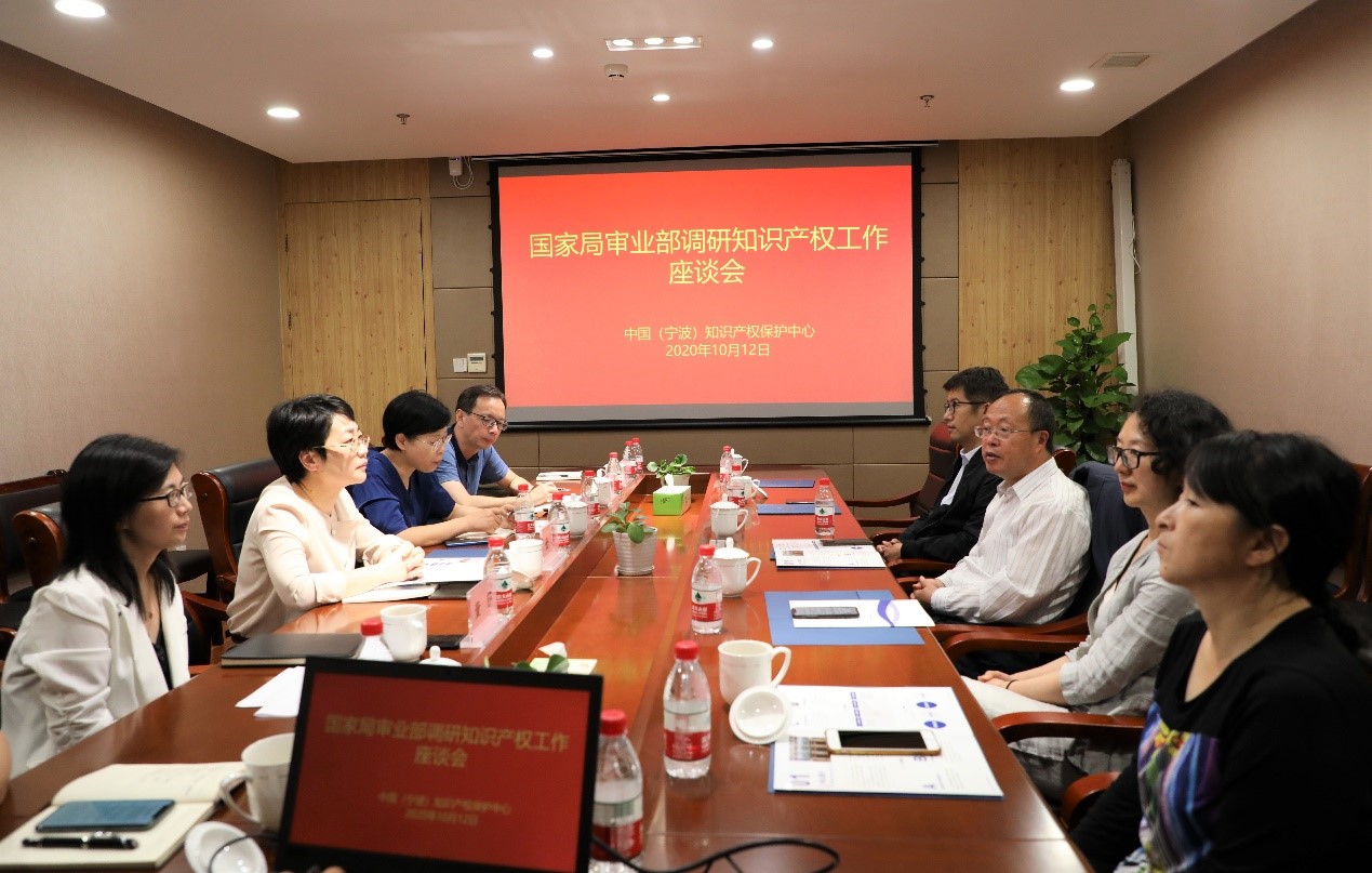 国家知识产权局专利局审业部领导调研中国（宁波）知识产权保护中心3.jpg