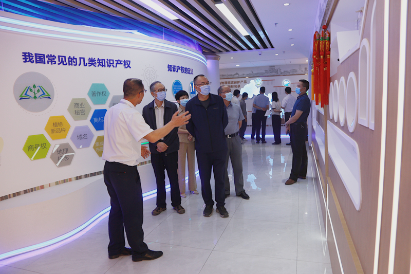 甘肃省市场监管局对中国（甘肃）知识产权 保护中心建设情况进行预验收2.jpg