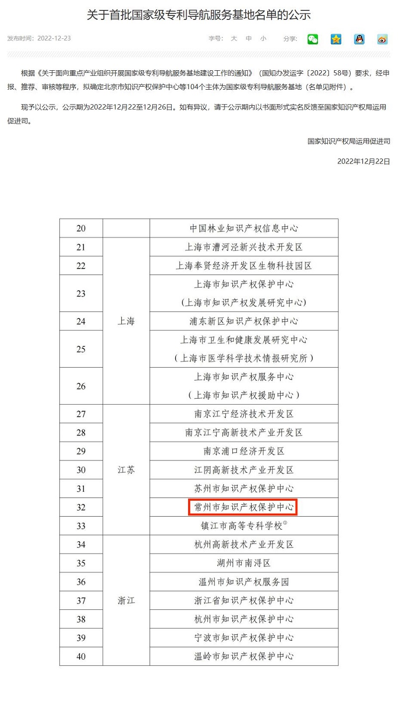 常州市知识产权保护中心-成立全省首家国家级专利导航服务基地.jpg